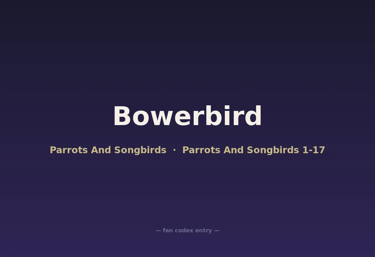 Bowerbird